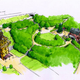 Imagen para el artículo titulado Vas a empezar a ahorrar cuando veas los bocetos del nuevo parque temático de Studio Ghibli en Japón